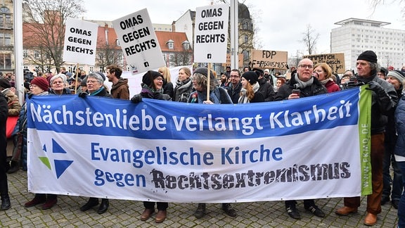 Evangelische Kirche: Kampf gegen rechts als letztes Bekenntnis
